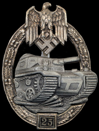 Tank battle badge 25 engagements