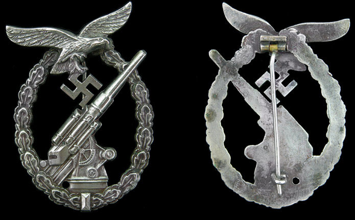 FLL Flak Badge - nickel silver