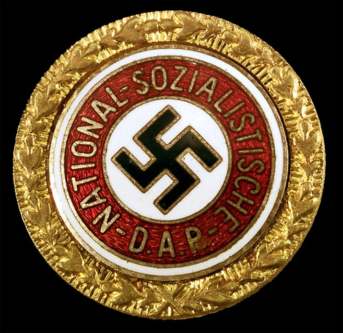 Golden Party badge